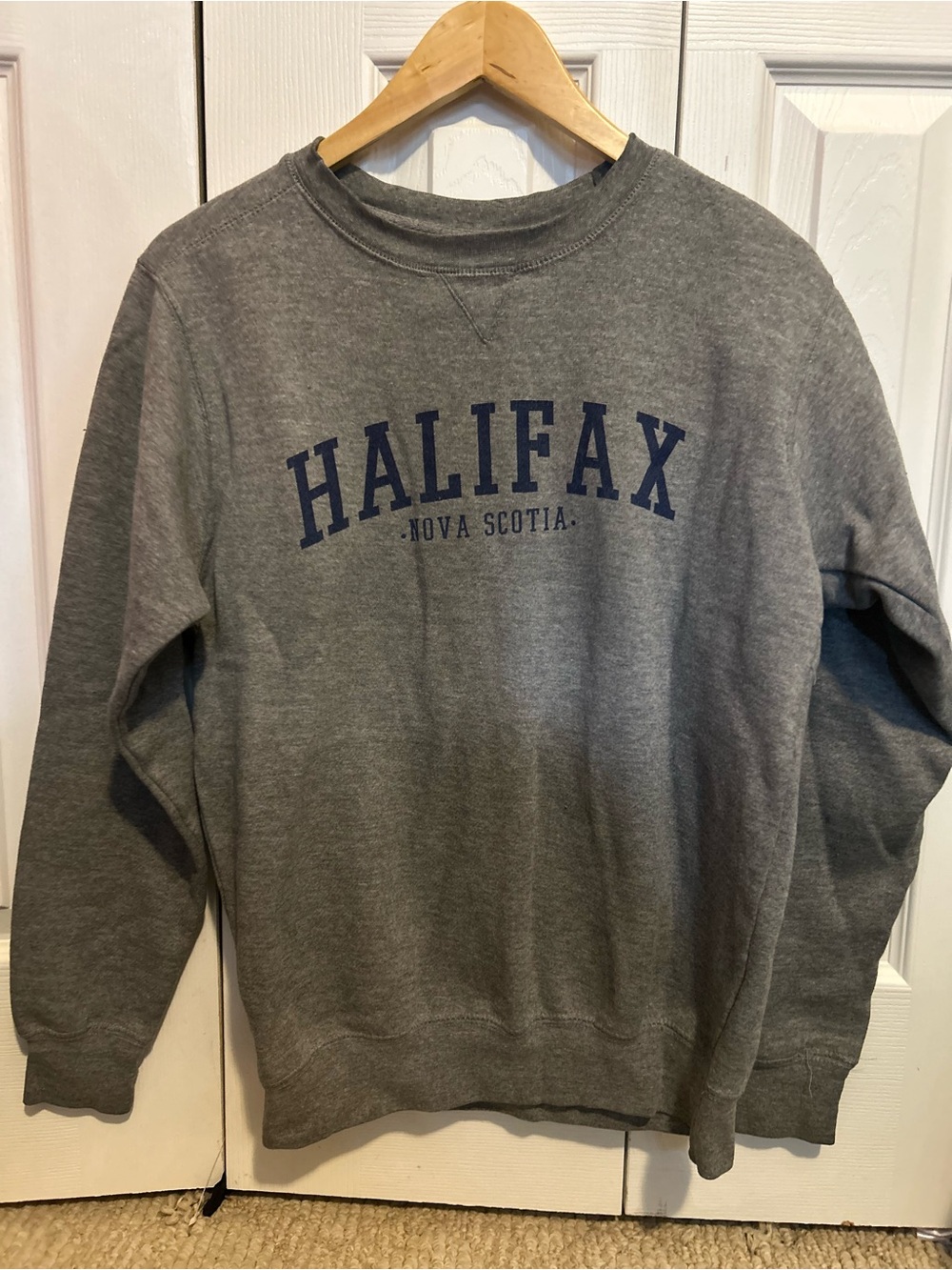 Halifax Nova Scotia Grey Crewneck Sweatshirt